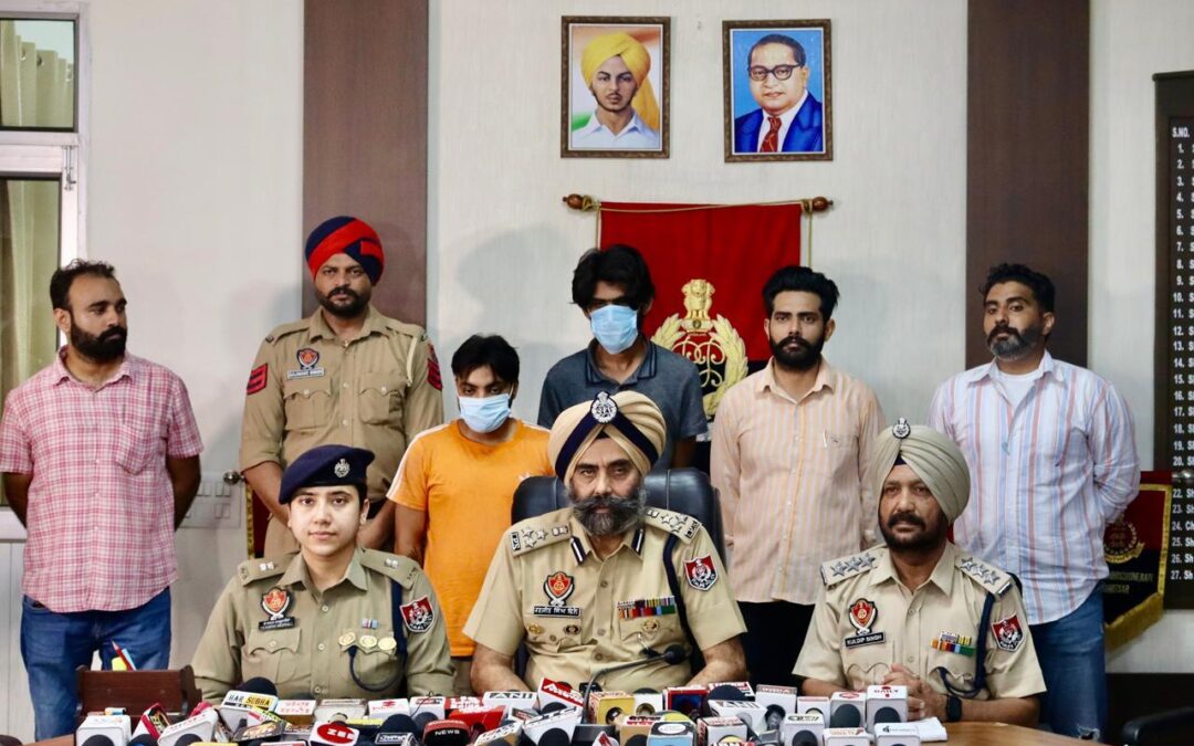 Punjab Police Busts Trans-Border Narco Syndicate,Big Fish Among Three Drug Smugglers Held