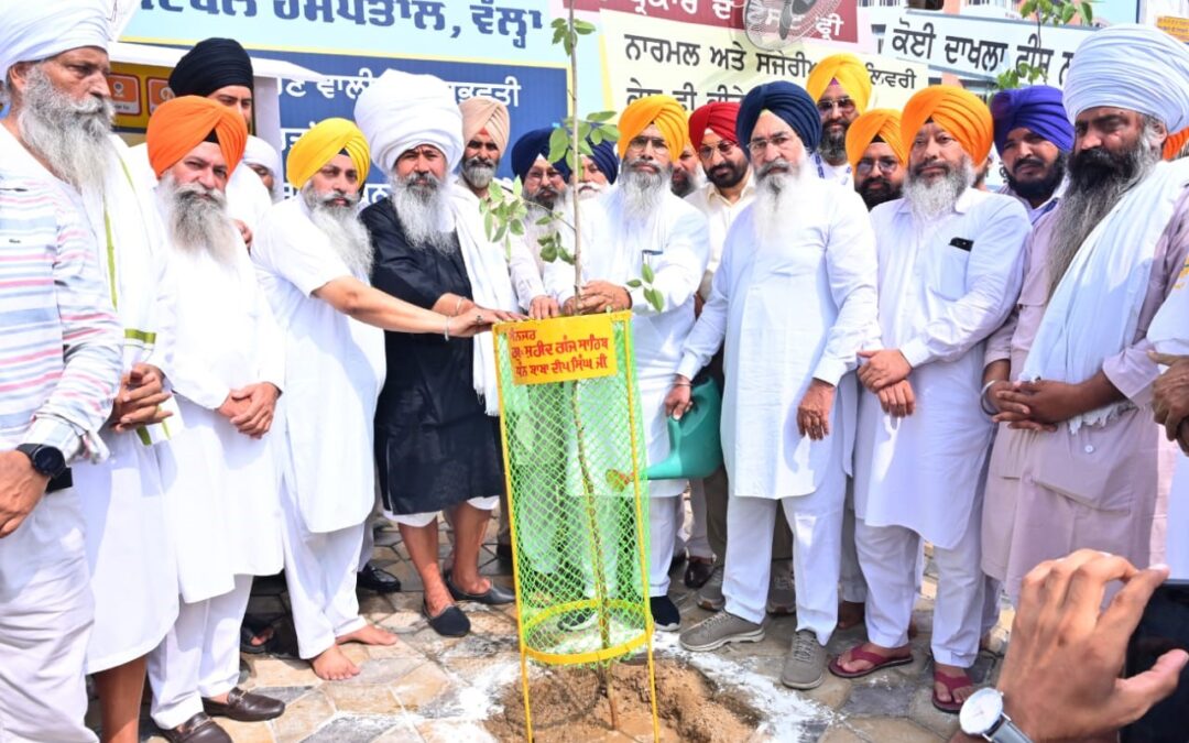 ਸ੍ਰੀ ਦਰਬਾਰ ਸਾਹਿਬ ਤੇ ਗੁਰਦੁਆਰਾ ਸ਼ਹੀਦ ਗੰਜ ਬਾਬਾ ਦੀਪ ਸਿੰਘ ਜੀ ਨੂੰ ਆਉਦੇਂ ਰਸਤਿਆਂ ’ਤੇ ਬੂਟੇ ਲਗਾਏ ਗਏ