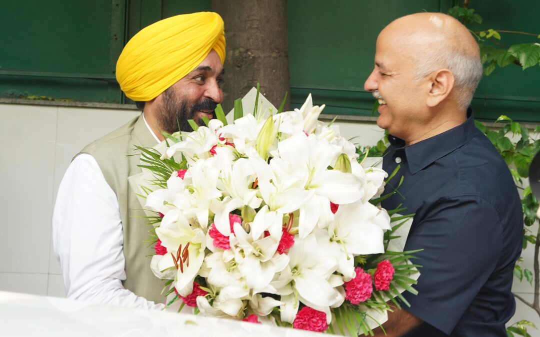 Chief-Minister-Bhagwant-Mann-Truth-Always-Prevails-Following-his-Meeting-with-Manish-Sisodia