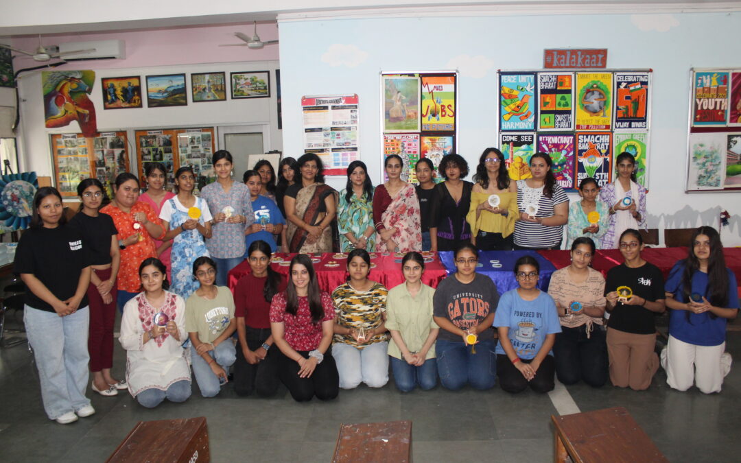 The Department of Fine Arts at Mehr Chand Mahajan DAV College for Women, Chandigarh, organised a two-day skill enhancement workshop on Resin Art.