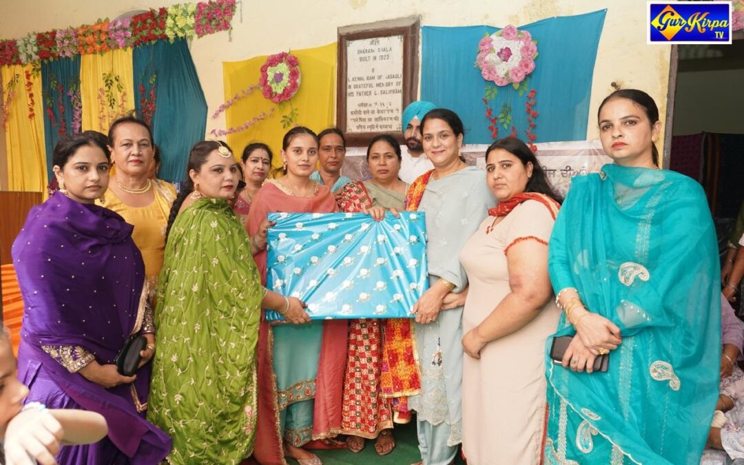 ਪਿੰਡ ਸਹੌੜਾ ਵਿਖੇ ਔਰਤਾਂ ਤੇ ਲੜਕੀਆਂ ਵੱਲੋਂ ਤੀਆਂ ਦਾ ਤਿਉਹਾਰ ਮਨਾਇਆ ਗਿਆ