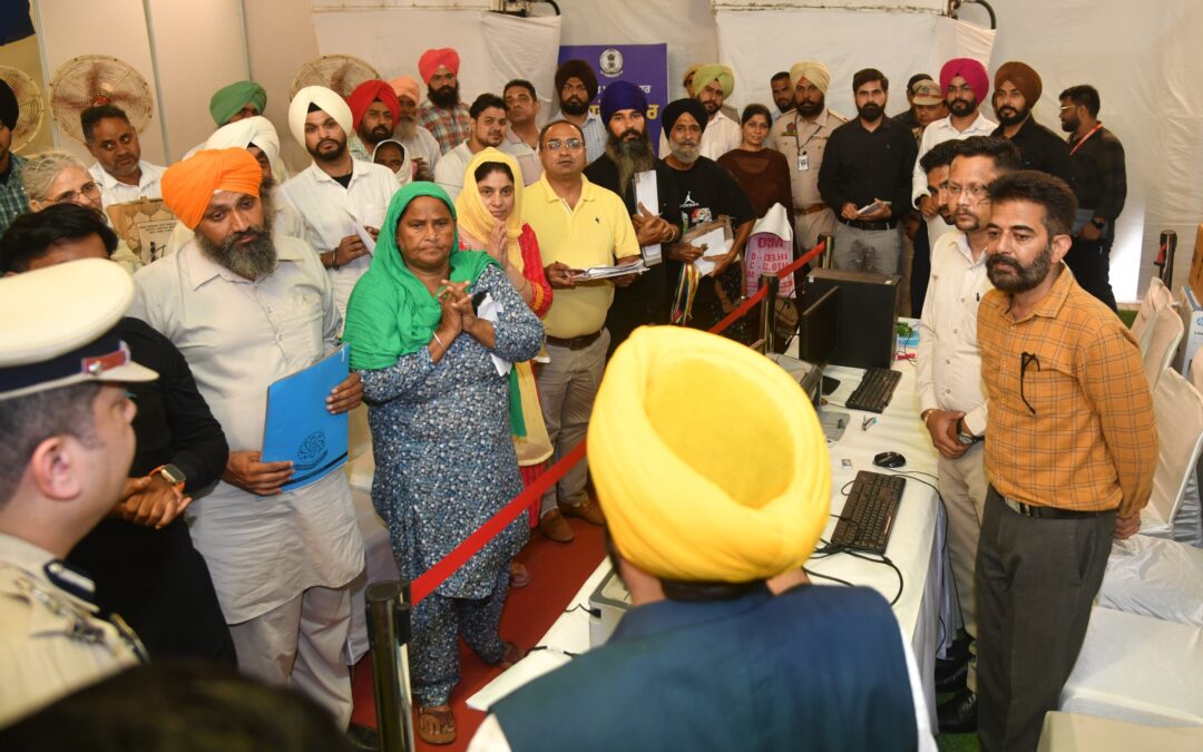 CM listens grievances of people during Sarkar Tuhaade Dwaar at Jalandhar