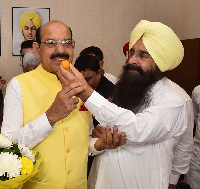 Mohinder Bhagat Assumes Office as Minister for Defence Services Welfare, Freedom Fighters, and Horticulture