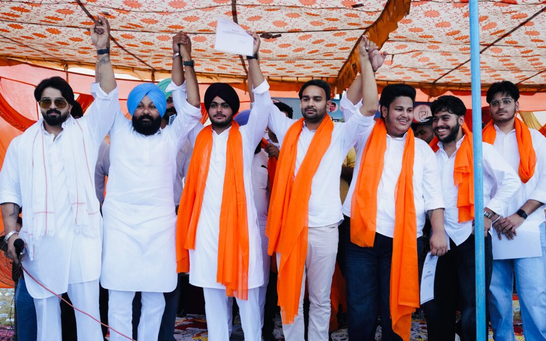 NSUI ਪੰਜਾਬ ਦੇ ਪ੍ਰਧਾਨ ਈਸ਼ਰਪ੍ਰੀਤ ਸਿੰਘ ਵੱਲੋਂ ਅੱਜ ਜ਼ਿਲ੍ਹਾ ਮੋਹਾਲੀ ਵਿੱਚ ਨਵੀਂ ਟੀਮ ਦਾ ਗਠਨ ਕੀਤਾ
