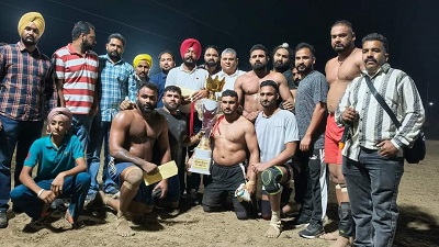 ਹਰ ਸਾਲ ਦੀ ਤਰ੍ਹਾਂ ਦਸਮੇਸ਼ ਯੂਥ ਵੈਲਫੇਅਰ ਕਲੱਬ ਪਿੰਡ ਹੁਸ਼ਿਆਰਪੁਰ (ਨਿਊ ਚੰਡੀਗੜ੍ਹ) ਵੱਲੋਂ ਨੌਵਾਂ ਕਬੱਡੀ ਕੱਪ ਕਰਵਾਇਆ