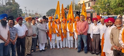 ਭਗਵਾਨ ਵਿਸ਼ਵਕਰਮਾ ਜੀ ਦੇ ਦਿਵਸ ਸਾਬੰਧੀ ਸ਼ੌਭਾ ਯਾਤਰਾ ਸਜਾਈ ਗਈ