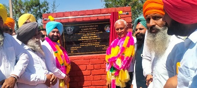 बरिंदर कुमार गोयल द्वारा सरदूलगढ़ हलके में लगभग 15 करोड़ रुपये की लागत से बने चार माइनरों और पुल का उद्घाटन