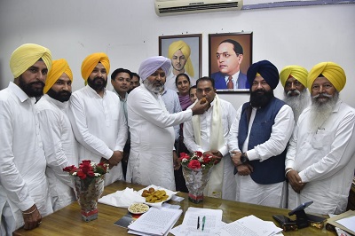 Gulzar Singh Bobby Assumes Office as Member of Punjab State Commission for Scheduled Castes in Presence of FM and Chairman of Commission
