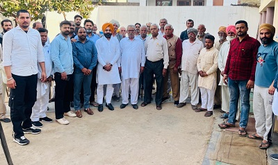 ਰਣਜੀਤ ਸਿੰਘ ਜੀਤੀ ਪਡਿਆਲਾ ਵੱਲੋਂ  ਪਿੰਡ ਫਤਹਿਪੁਰ ਸਿਆਲਬਾ ਵਿਖੇ ਇੱਕ ਵਿਸ਼ੇਸ਼ ਕਾਂਗਰਸ ਵਰਕਰ ਨਾਲ ਮੀਟਿੰਗ ਕੀਤੀ