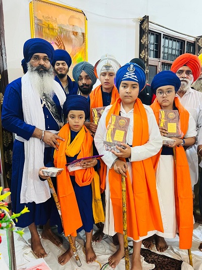ਗੁਰਦੁਆਰਾ ਸਾਹਿਬ ਸ੍ੀ ਸਿਘ ਸਭਾ ਕੁਰਾਲੀ ਵਾਰਡ ਨੰਬਰ 1 ਵਿਖੇ ਖਾਲਸੇ ਦਾ ਜਨਮ ਦਿਹਾੜਾ ਬੜੀ ਸ਼ਰਧਾ ਤੇ ਭਾਵਨਾ ਨਾਲ ਮਨਾਇਆ