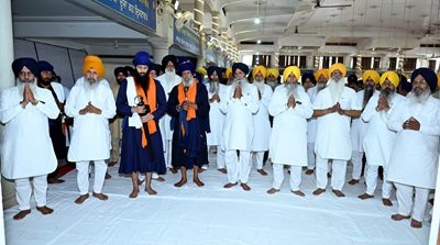 ਗੁਰਦੁਆਰਾ ਸ੍ਰੀ ਮੰਜੀ ਸਾਹਿਬ ਦੀਵਾਨ ਹਾਲ ਵਿਖੇ ਸਾਕਾ ਸ੍ਰੀ ਪਾਉਂਟਾ ਸਾਹਿਬ ਦੀ ਯਾਦ ’ਚ ਸਮਾਗਮ