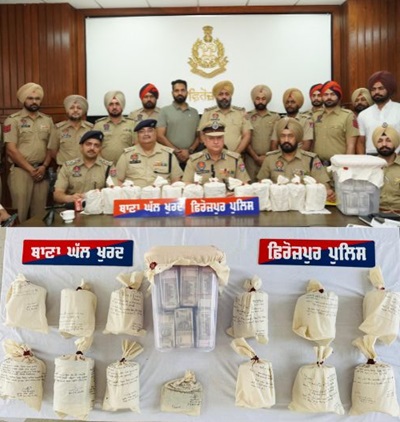 FOLLOWING REVELATIONS OF ARRESTED ACCUSED KARAN, POLICE TEAMS RECOVERED 10KG HEROIN FROM HIS RENTED ACCOMODATION: DIG HARMANBIR GILL