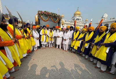 ਅਸਾਮ ਤੋਂ ਆਰੰਭ ਹੋਇਆ ਸ਼ਹੀਦੀ ਨਗਰ ਕੀਰਤਨ ਗੁਰਦੁਆਰਾ ਨਾਨਕ ਪਿਆਓ ਸਾਹਿਬ ਦਿੱਲੀ ਤੋਂ ਅਗਲੇ ਪੜਾਅ ਗੁਰਦੁਆਰਾ ਰਕਾਬ ਗੰਜ ਸਾਹਿਬ ਦਿੱਲੀ ਲਈ ਰਵਾਨਾ