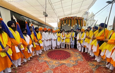 ਅਸਾਮ ਤੋਂ ਆਰੰਭ ਹੋਇਆ ਸ਼ਹੀਦੀ ਨਗਰ ਕੀਰਤਨ ਗੁਰਦੁਆਰਾ ਰਕਾਬ ਗੰਜ ਸਾਹਿਬ ਦਿੱਲੀ ਤੋਂ ਅੱਗੇ ਰਵਾਨਾ