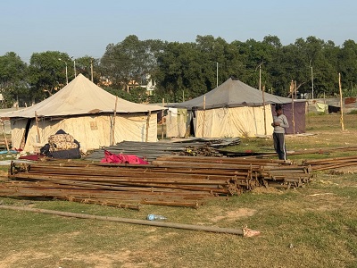 Tent City being established at Sri Anandpur Sahib to accommodate 12,000 devotees daily,” says Sond