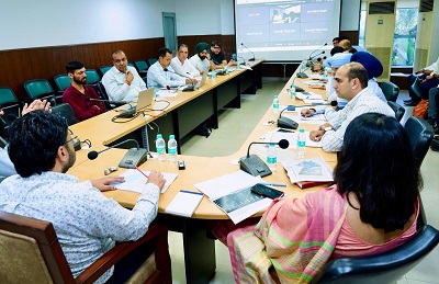 Dr. Ravjot Singh reviews the progress of water supply projects being run by M/s L&T in Amritsar, Jalandhar and Patiala