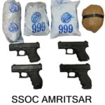 Five members of smuggling gang arrested with four Glock pistols, 2 kg heroin