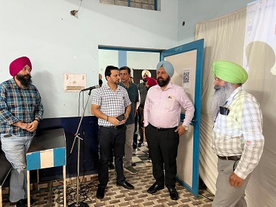 ਤਰਨ ਤਾਰਨ ਉਪ ਚੋਣ ਦੇ ਮੱਦੇਨਜ਼ਰ ਪੋਲਿੰਗ ਸਟਾਫ਼ ਦੀ ਰਿਹਰਸਲ ਹੋਈ