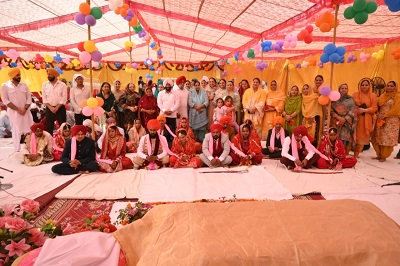 ਵਿਧਾਇਕ ਕੁਲਵੰਤ ਸਿੰਘ ਦੀ ਅਗਵਾਈ ਹੇਠ ਸਰਬ ਸਾਂਝਾ ਵੈਲਫੇਅਰ ਸੋਸਾਇਟੀ ਦੀ ਤਰਫੋਂ 10 ਜਰੂਰਤਮੰਦ ਧੀਆਂ ਦੇ ਕਰਵਾਏ ਸਮੂਹਿਕ ਵਿਆਹ