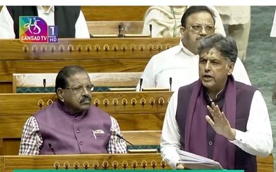 Chandigarh MP Manish Tewari Demands Immediate Allocation of Social Security Pension Funds