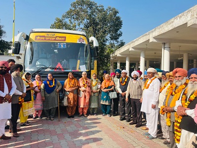 ਮੁੱਖ ਮੰਤਰੀ ਤੀਰਥ ਬੱਸ ਯੋਜਨਾ ਦੇ ਤਹਿਤ ਮੋਹਾਲੀ ਤੋਂ 5ਵੀਂ ਬੱਸ ਰਵਾਨਾ