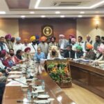 Jasvir Singh Garhi listens to the problems of SC employee organizations of Punjab